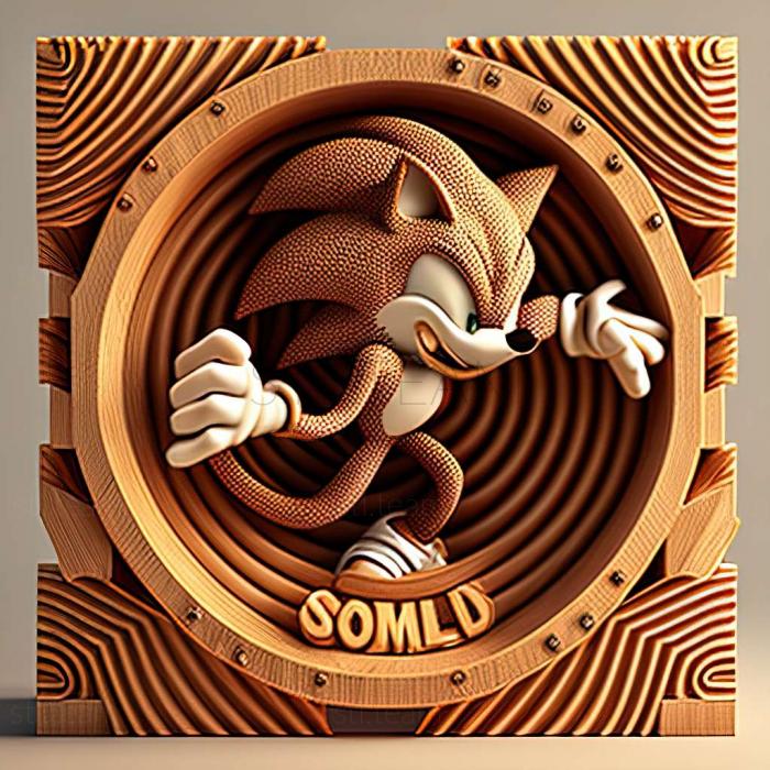 3D model Sonic Boom game (STL)